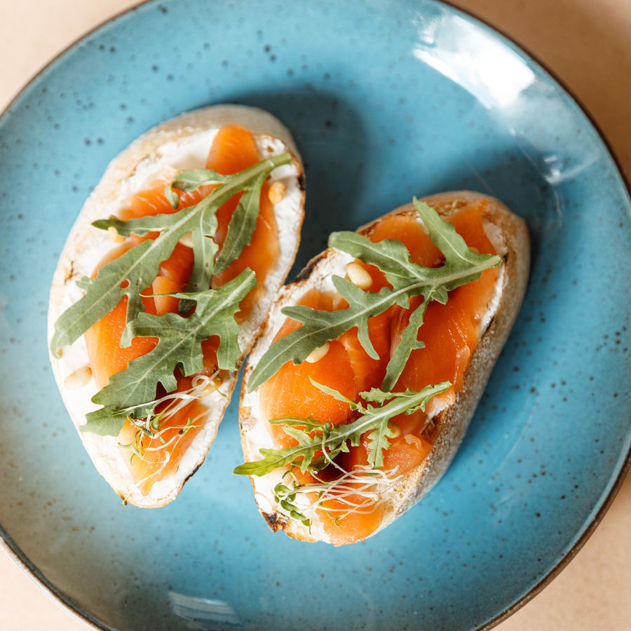 Assiette servie en salle